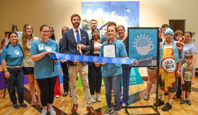 Cups of Joy Ribbon Cutting at Wilson Medical Center